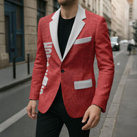 Custom Hong Kong Rugby 2026 Blazer Go Dragon Red Version