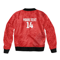 Custom Hong Kong Rugby 2026 Bomber Jacket Go Dragon Red Version