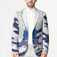 Custom Hong Kong Rugby 2026 Blazer Go Dragon White Version