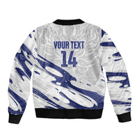 Custom Hong Kong Rugby 2026 Bomber Jacket Go Dragon White Version