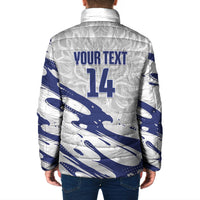 Custom Hong Kong Rugby 2026 Padded Jacket Go Dragon White Version