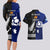 New Zealand and Scotland Rugby Couples Matching Long Sleeve Bodycon Dress and Hawaiian Shirt All Black Maori With Thistle Together - Wonder Print Shop