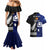 New Zealand and Scotland Rugby Couples Matching Mermaid Dress And Hawaiian Shirt All Black Maori With Thistle Together - Wonder Print Shop