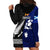 New Zealand and Scotland Rugby Hoodie Dress All Black Maori With Thistle Together - Wonder Print Shop