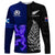 New Zealand and Scotland Rugby Long Sleeve Shirt All Black Maori With Thistle Together - Wonder Print Shop