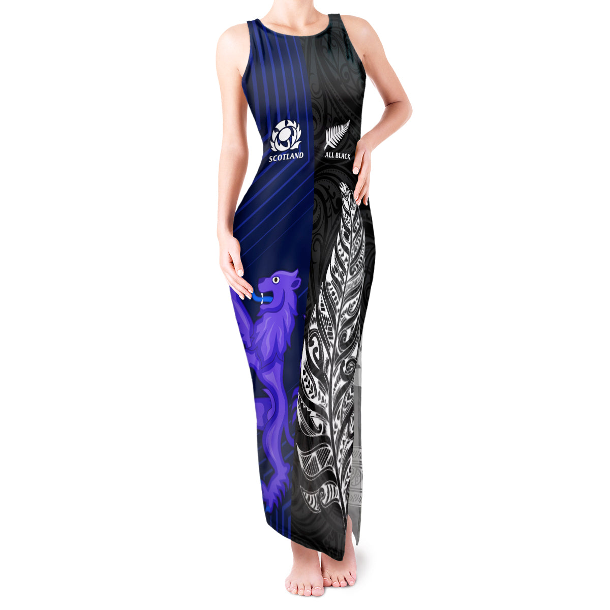 new-zealand-and-scotland-rugby-tank-maxi-dress-all-black-maori-with-thistle-together