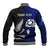 Personalised New Zealand and Scotland Rugby Baseball Jacket All Black Maori With Thistle Together - Wonder Print Shop