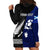 Personalised New Zealand and Scotland Rugby Hoodie Dress All Black Maori With Thistle Together - Wonder Print Shop