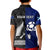 Personalised New Zealand and Scotland Rugby Kid Polo Shirt All Black Maori With Thistle Together - Wonder Print Shop