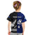 Personalised New Zealand and Scotland Rugby Kid T Shirt All Black Maori With Thistle Together - Wonder Print Shop