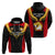 Papua New Guinea Rugby Hoodie Port Moresby Vipers PNG Polynesian Pattern - Wonder Print Shop