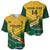 Custom South Africa Rugby Baseball Jersey Springboks Go Champions African Pattern - Wonder Print Shop