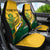 Custom South Africa Rugby Car Seat Cover Springboks Go Champions African Pattern - Wonder Print Shop