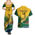 Custom South Africa Rugby Couples Matching Summer Maxi Dress and Hawaiian Shirt Springboks Go Champions African Pattern - Wonder Print Shop