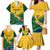 Custom South Africa Rugby Family Matching Mermaid Dress and Hawaiian Shirt Springboks Go Champions African Pattern - Wonder Print Shop