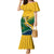 Custom South Africa Rugby Family Matching Mermaid Dress and Hawaiian Shirt Springboks Go Champions African Pattern - Wonder Print Shop