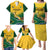 Custom South Africa Rugby Family Matching Puletasi and Hawaiian Shirt Springboks Go Champions African Pattern - Wonder Print Shop