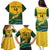 Custom South Africa Rugby Family Matching Puletasi and Hawaiian Shirt Springboks Go Champions African Pattern - Wonder Print Shop