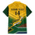 Custom South Africa Rugby Family Matching Puletasi and Hawaiian Shirt Springboks Go Champions African Pattern - Wonder Print Shop