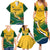 Custom South Africa Rugby Family Matching Summer Maxi Dress and Hawaiian Shirt Springboks Go Champions African Pattern - Wonder Print Shop