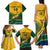 Custom South Africa Rugby Family Matching Tank Maxi Dress and Hawaiian Shirt Springboks Go Champions African Pattern - Wonder Print Shop