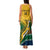 Custom South Africa Rugby Family Matching Tank Maxi Dress and Hawaiian Shirt Springboks Go Champions African Pattern - Wonder Print Shop