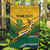 Custom South Africa Rugby Garden Flag Springboks Go Champions African Pattern - Wonder Print Shop