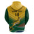 Custom South Africa Rugby Hoodie Springboks Go Champions African Pattern