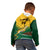 Custom South Africa Rugby Kid Hoodie Springboks Go Champions African Pattern - Wonder Print Shop