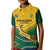 Custom South Africa Rugby Kid Polo Shirt Springboks Go Champions African Pattern - Wonder Print Shop