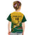 Custom South Africa Rugby Kid T Shirt Springboks Go Champions African Pattern - Wonder Print Shop