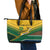 Custom South Africa Rugby Leather Tote Bag Springboks Go Champions African Pattern