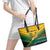 Custom South Africa Rugby Leather Tote Bag Springboks Go Champions African Pattern