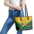 Custom South Africa Rugby Leather Tote Bag Springboks Go Champions African Pattern