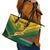 Custom South Africa Rugby Leather Tote Bag Springboks Go Champions African Pattern