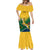 Custom South Africa Rugby Mermaid Dress Springboks Go Champions African Pattern - Wonder Print Shop