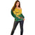 Custom South Africa Rugby Off Shoulder Sweater Springboks Go Champions African Pattern - Wonder Print Shop