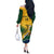 Custom South Africa Rugby Off The Shoulder Long Sleeve Dress Springboks Go Champions African Pattern - Wonder Print Shop