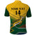 Custom South Africa Rugby Polo Shirt Springboks Go Champions African Pattern - Wonder Print Shop