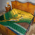 Custom South Africa Rugby Quilt Springboks Go Champions African Pattern