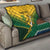 Custom South Africa Rugby Quilt Springboks Go Champions African Pattern