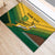 Custom South Africa Rugby Rubber Doormat Springboks Go Champions African Pattern - Wonder Print Shop