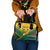 Custom South Africa Rugby Shoulder Handbag Springboks Go Champions African Pattern