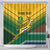 Custom South Africa Rugby Shower Curtain Springboks Go Champions African Pattern