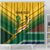 Custom South Africa Rugby Shower Curtain Springboks Go Champions African Pattern