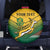 Custom South Africa Rugby Spare Tire Cover Springboks Go Champions African Pattern - Wonder Print Shop