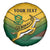 Custom South Africa Rugby Spare Tire Cover Springboks Go Champions African Pattern - Wonder Print Shop