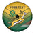 Custom South Africa Rugby Spare Tire Cover Springboks Go Champions African Pattern - Wonder Print Shop