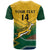 Custom South Africa Rugby T Shirt Springboks Go Champions African Pattern