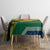 Custom South Africa Rugby Tablecloth Springboks Go Champions African Pattern